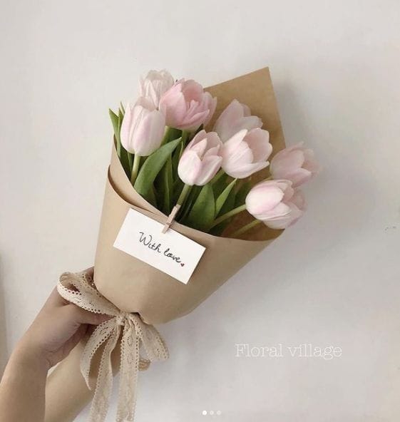 Букет из тюльпанов Весенний