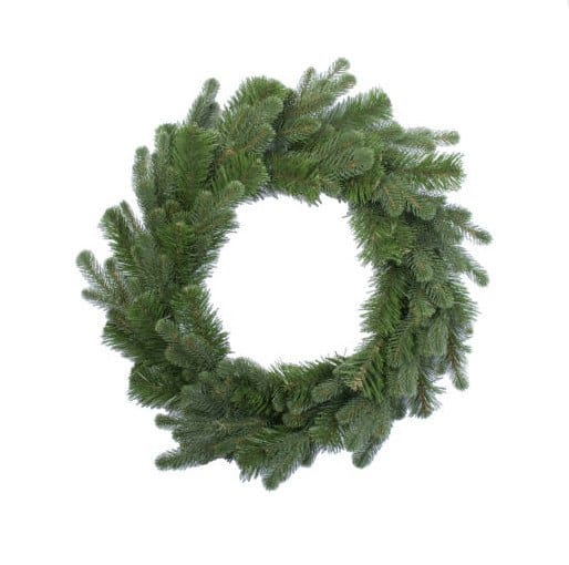 Венок из заснеженной пихты Аляска искусств.