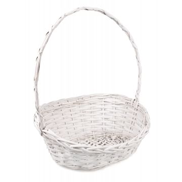 Корзинка из лозы круглая