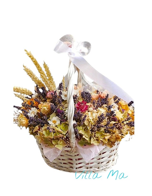 Корзина Лето, белый/прованс