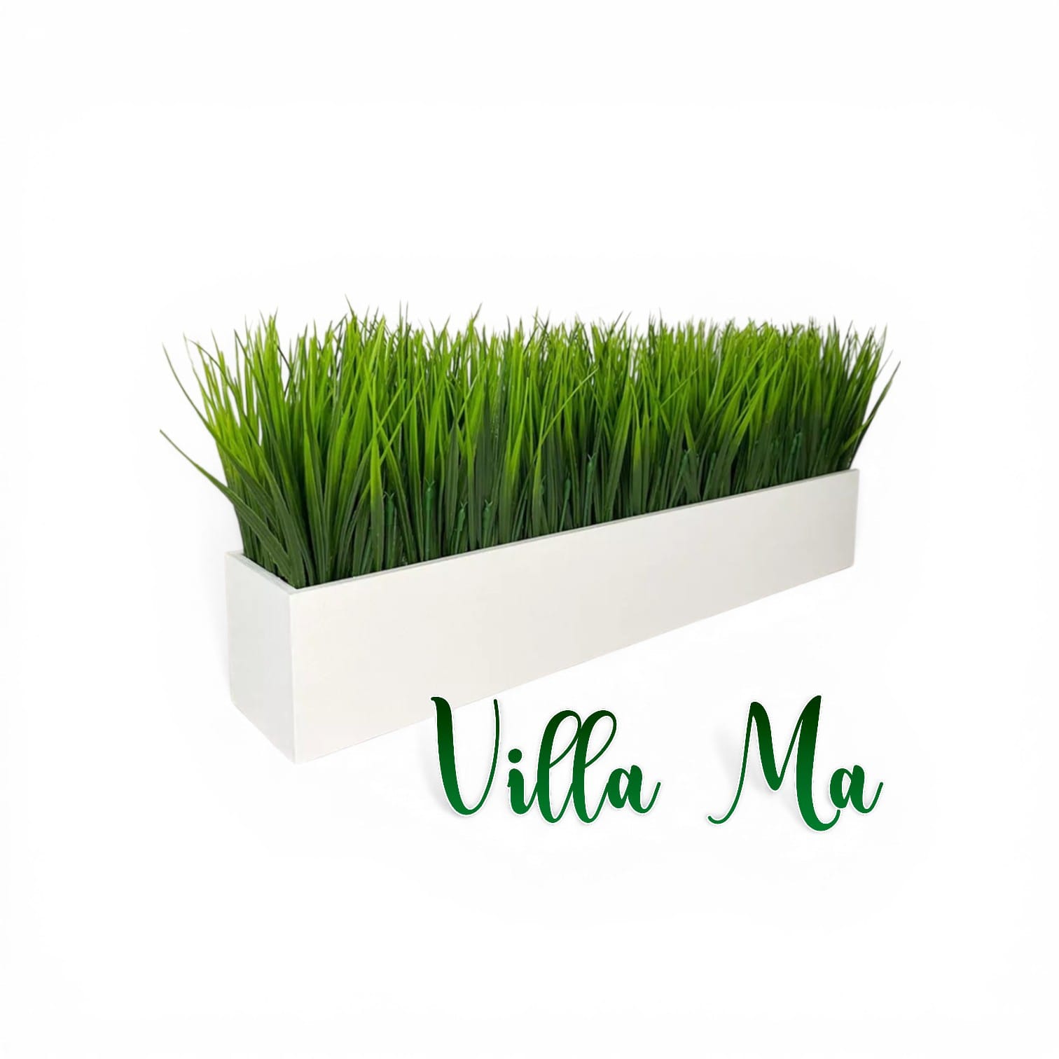 Ящик мини с густой травой