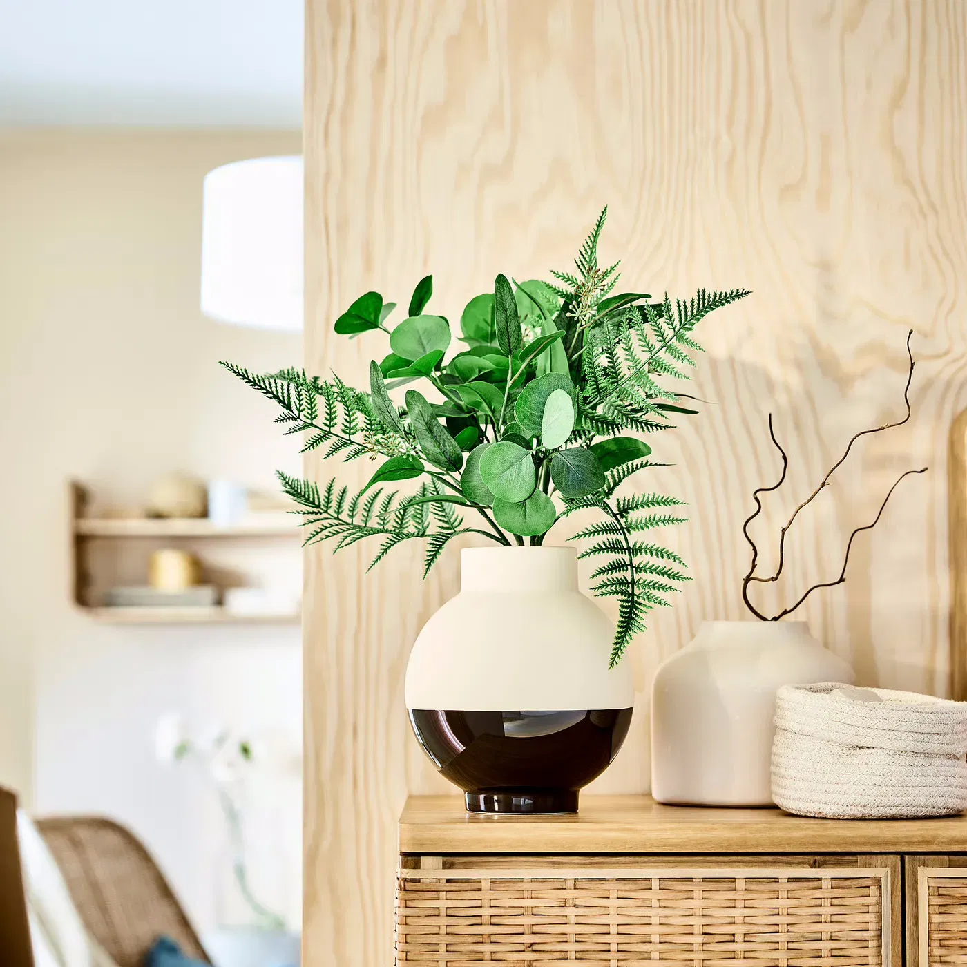 Ветка эвкалипта 40см искусств.