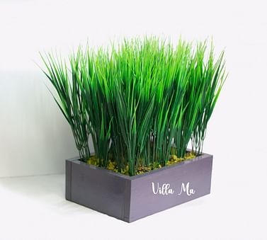 Трава в ящике, пог.м искусственная