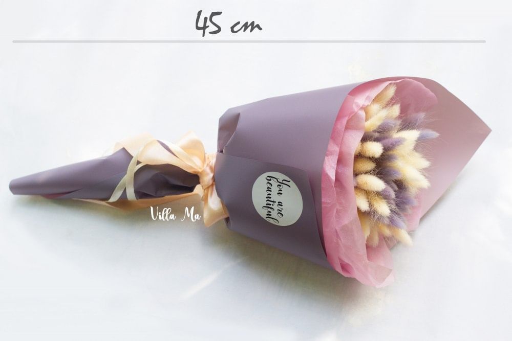 Букет Нежный /сухоцветы/ лагурус