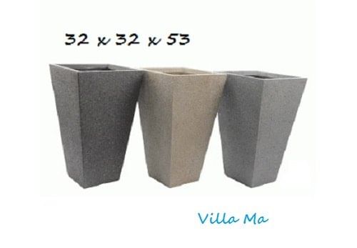 Кашпо уличное Трапеция фибр.