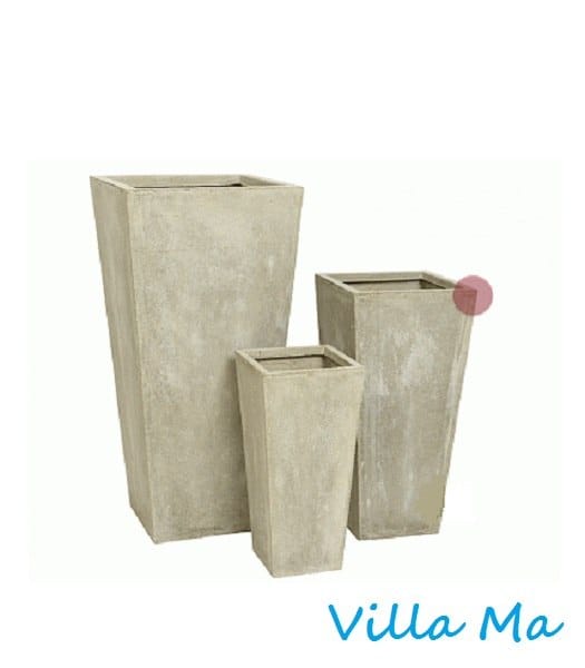 Кашпо уличное высокое фибр.