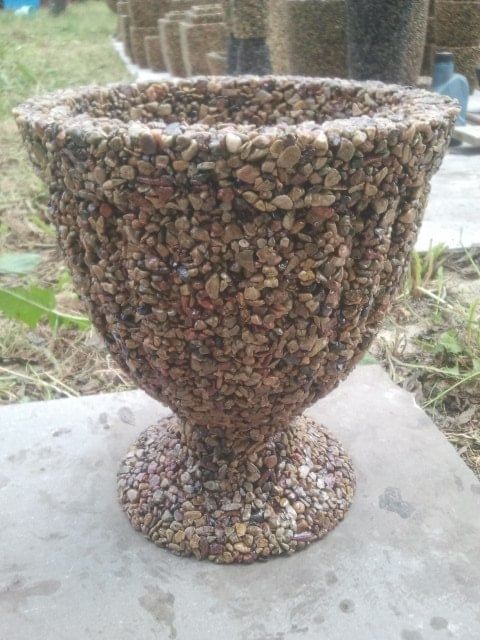 Вазоны из натурального камня