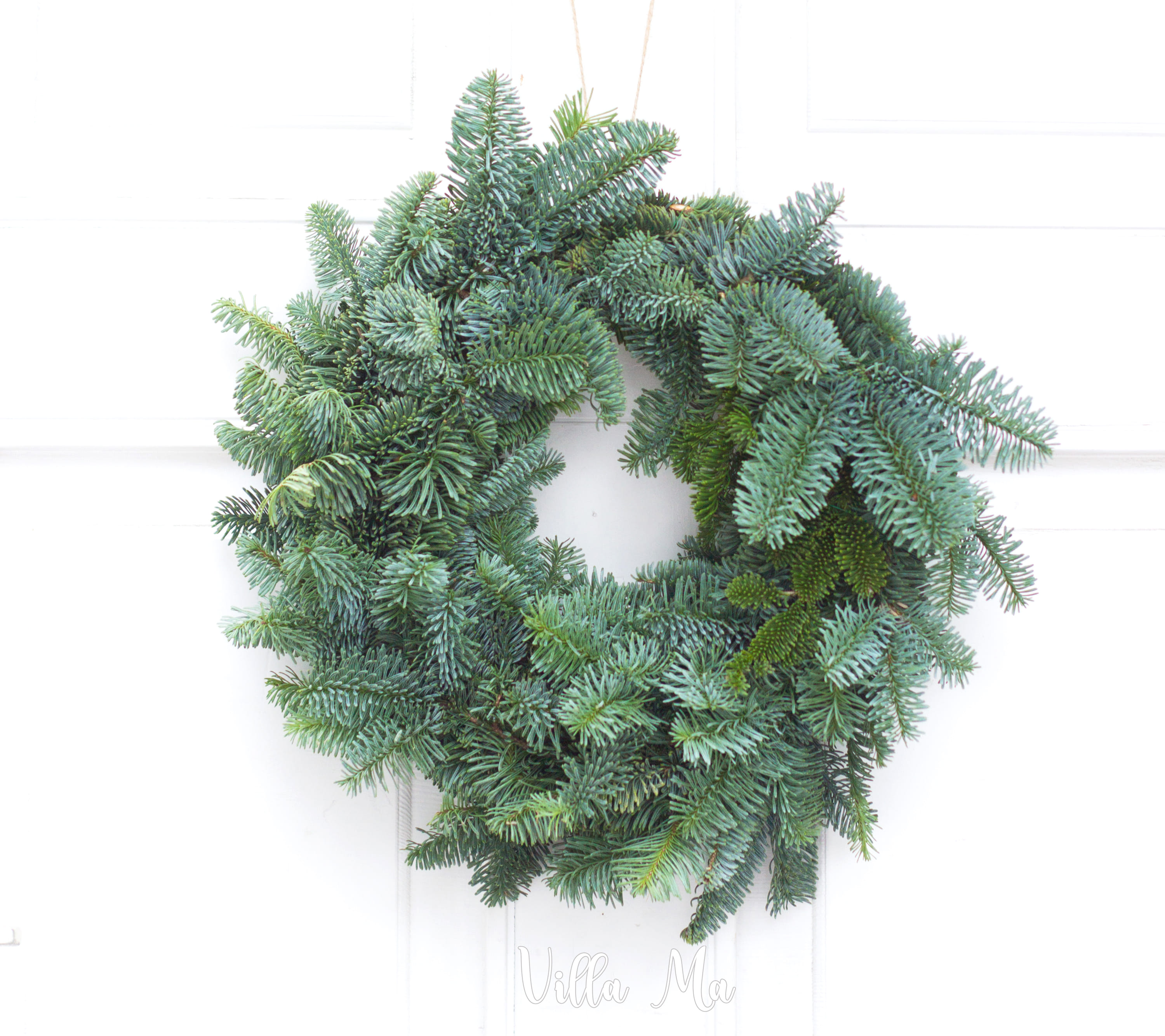 Венок натуральный из пихты Нобилис без декора