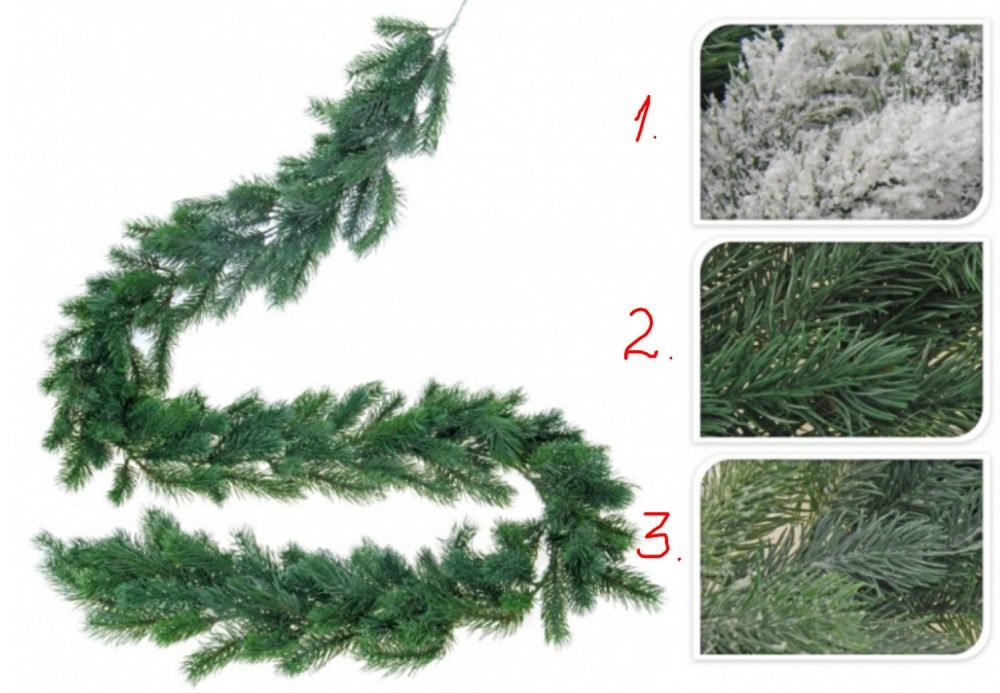 Гирлянда Аника 180см 3цв. искусств.