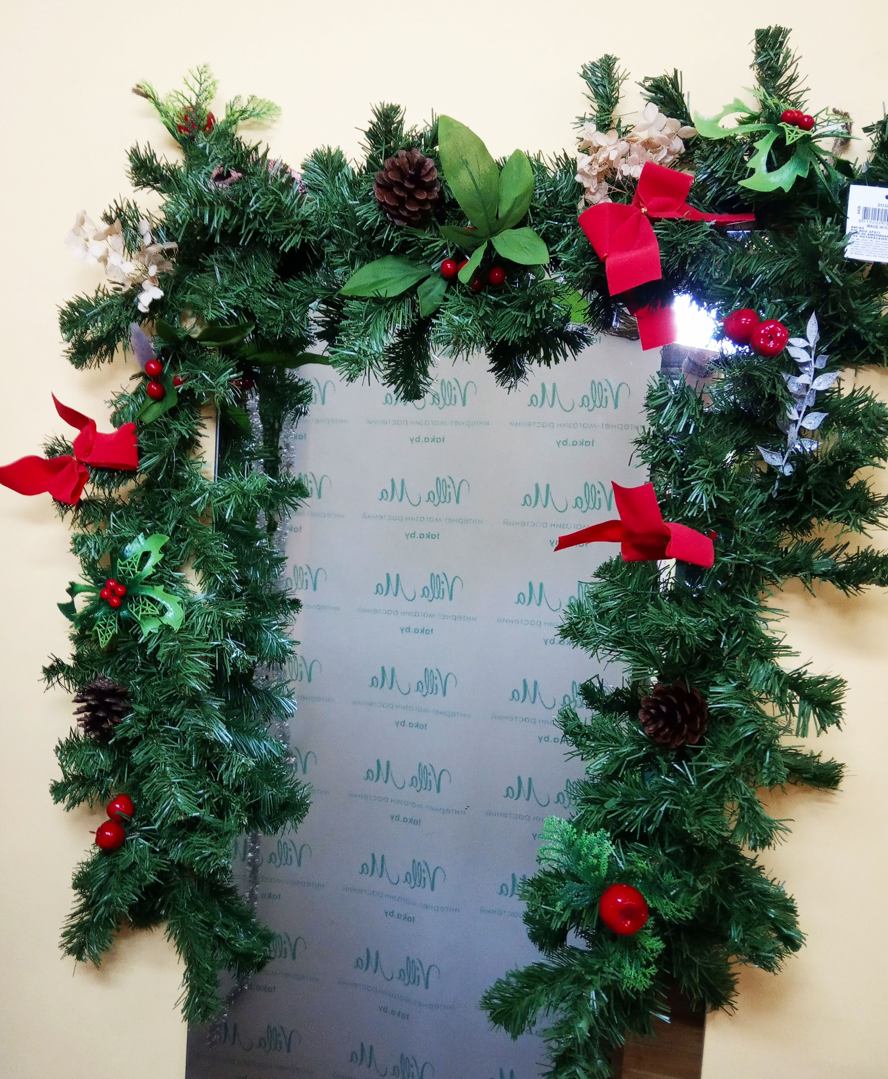 Гирлянда с декором 15 х 180 см искусств.