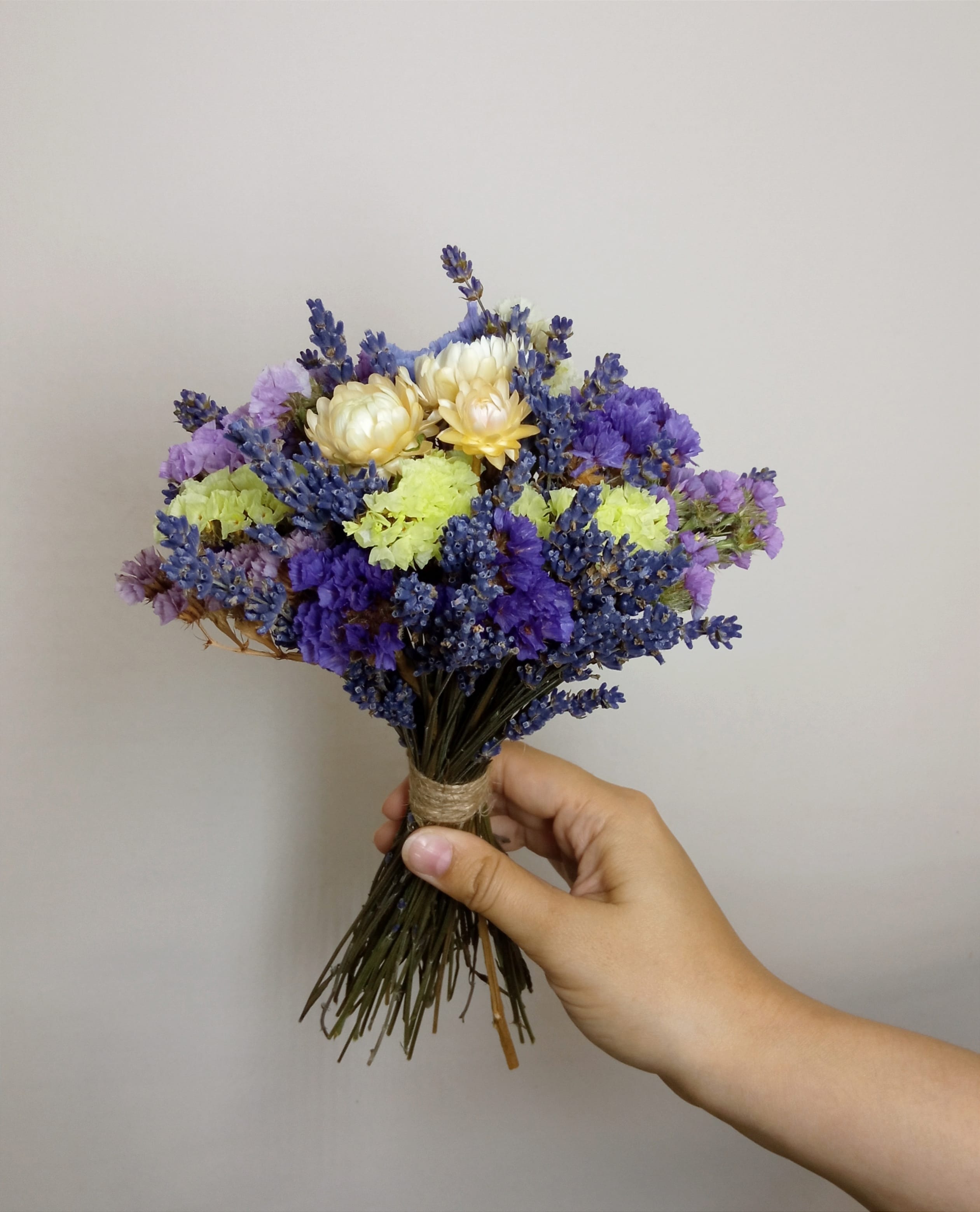 Букет Звёздное Лето /сухоцветы/ статица, лаванда