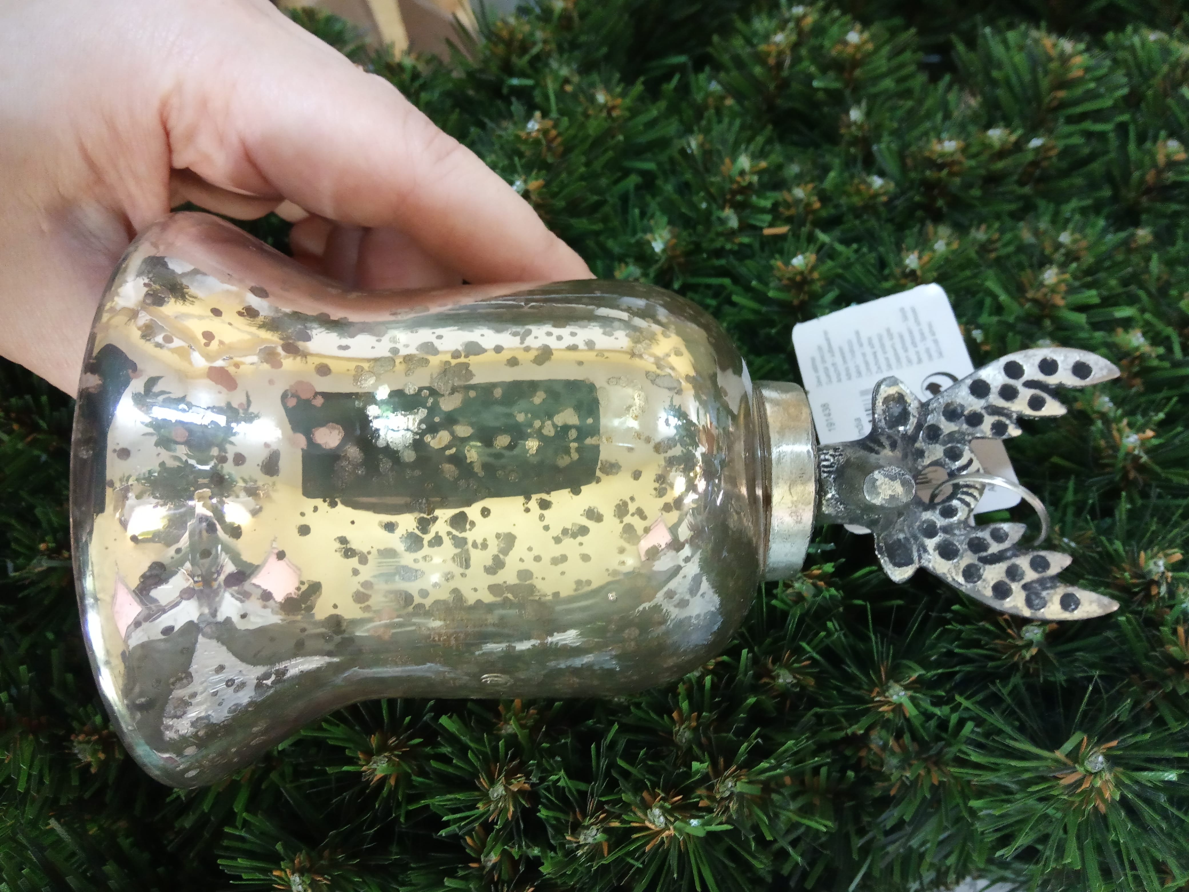 Колокол ОЛЕНЬ для тушения свечей стекло