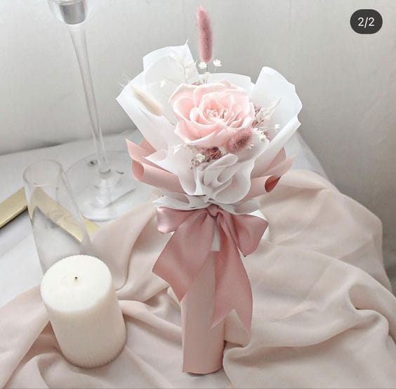 Букет Волшебная Роза сухоцветы, стабилизированные розы