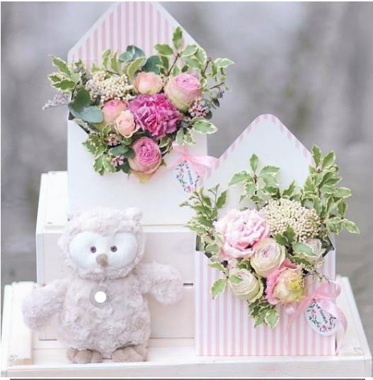 Конверт Цветочное послание