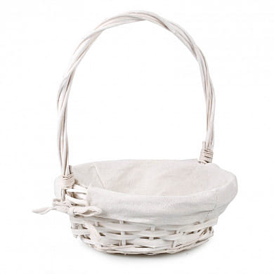 Корзинка из лозы овальная скошеная