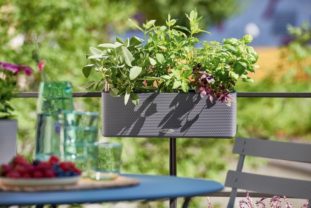 Кашпо ящик Куб КолорТрипл \ Cube Color Triple lechuza