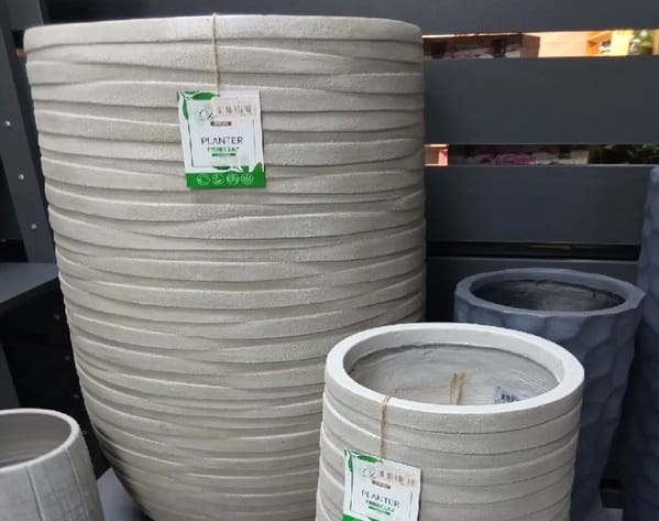 Фиброцемент горшок кашпо