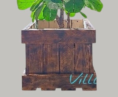 Деревянные кашпо