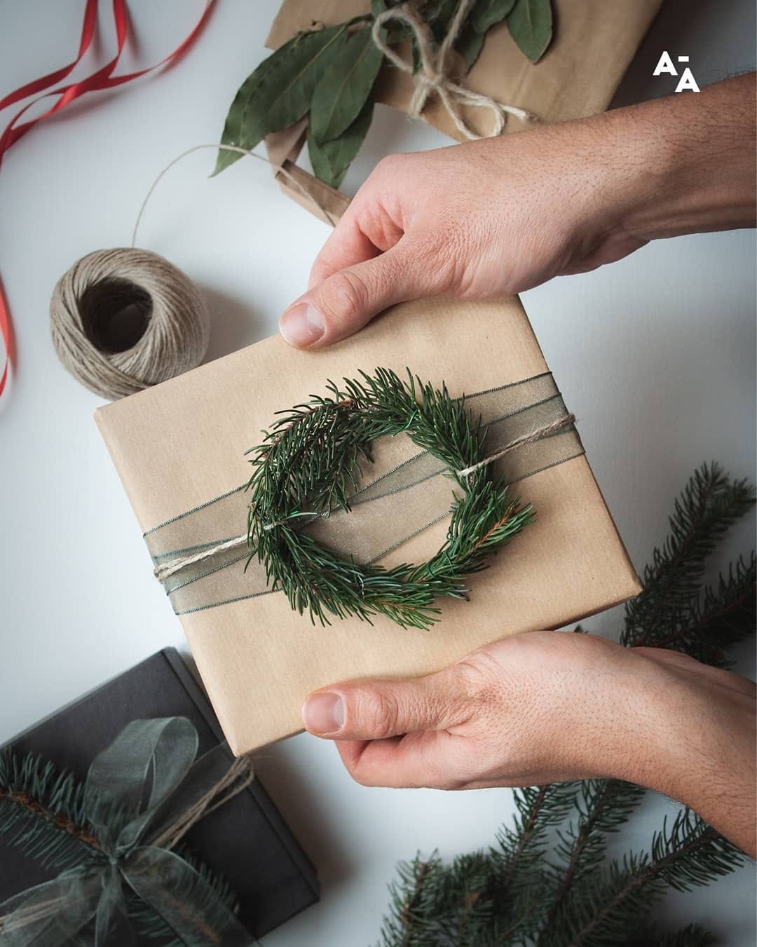 Украшаем подарок к новому году своими руками. мастер класс