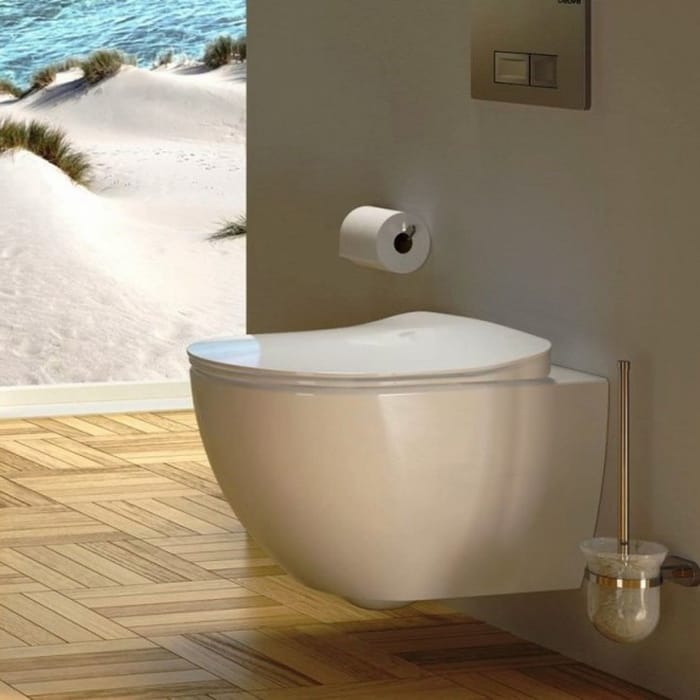 Унитаз подвесной Creavit c сиденьем Free