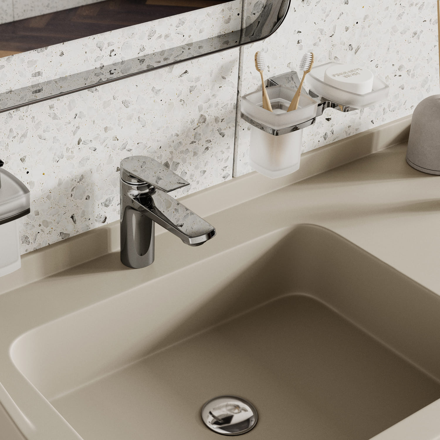 Смеситель для умывальника WasserKraft Lopau 3203