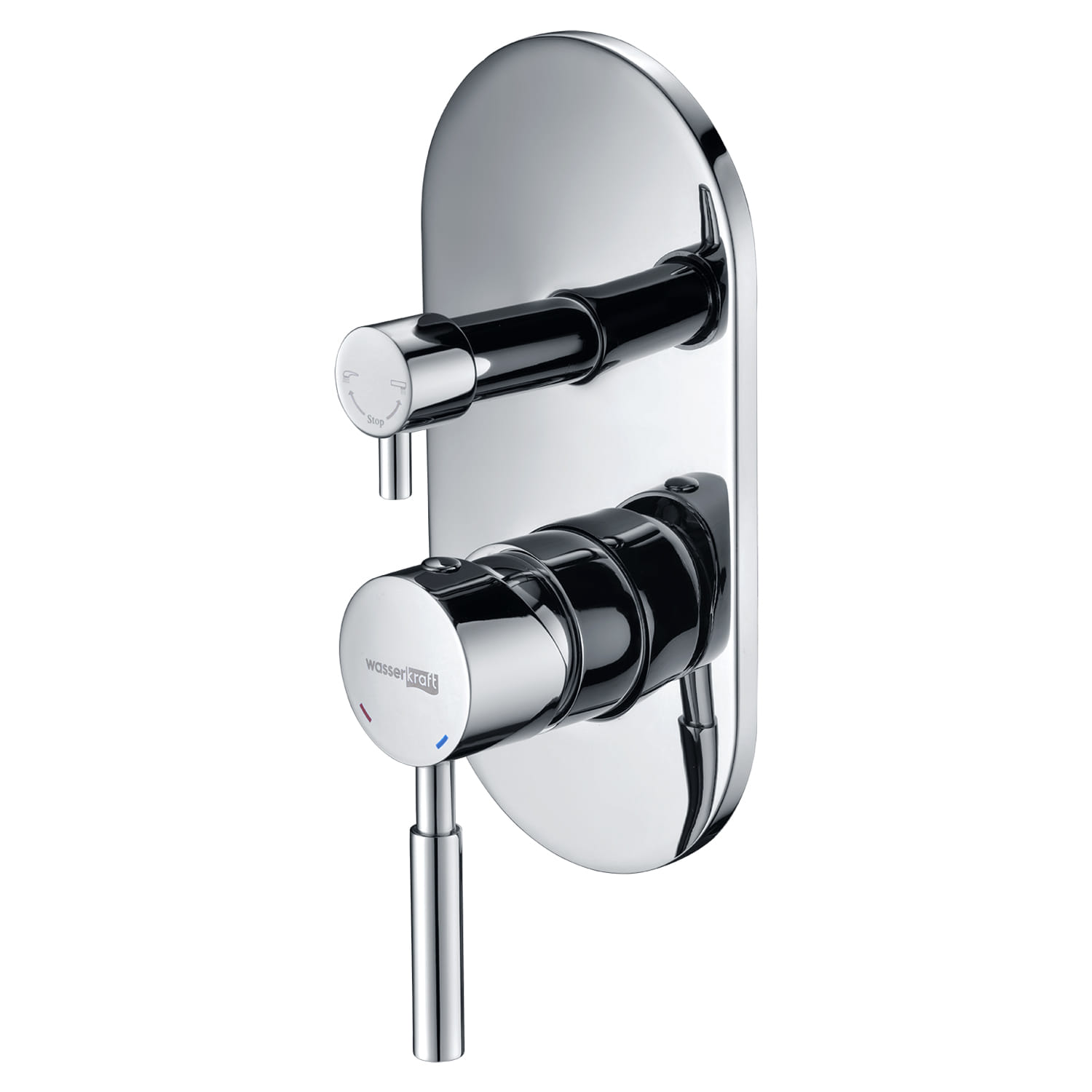 Смеситель для ванны и душа со встраиваемой системой монтажа WasserKraft Main 4141