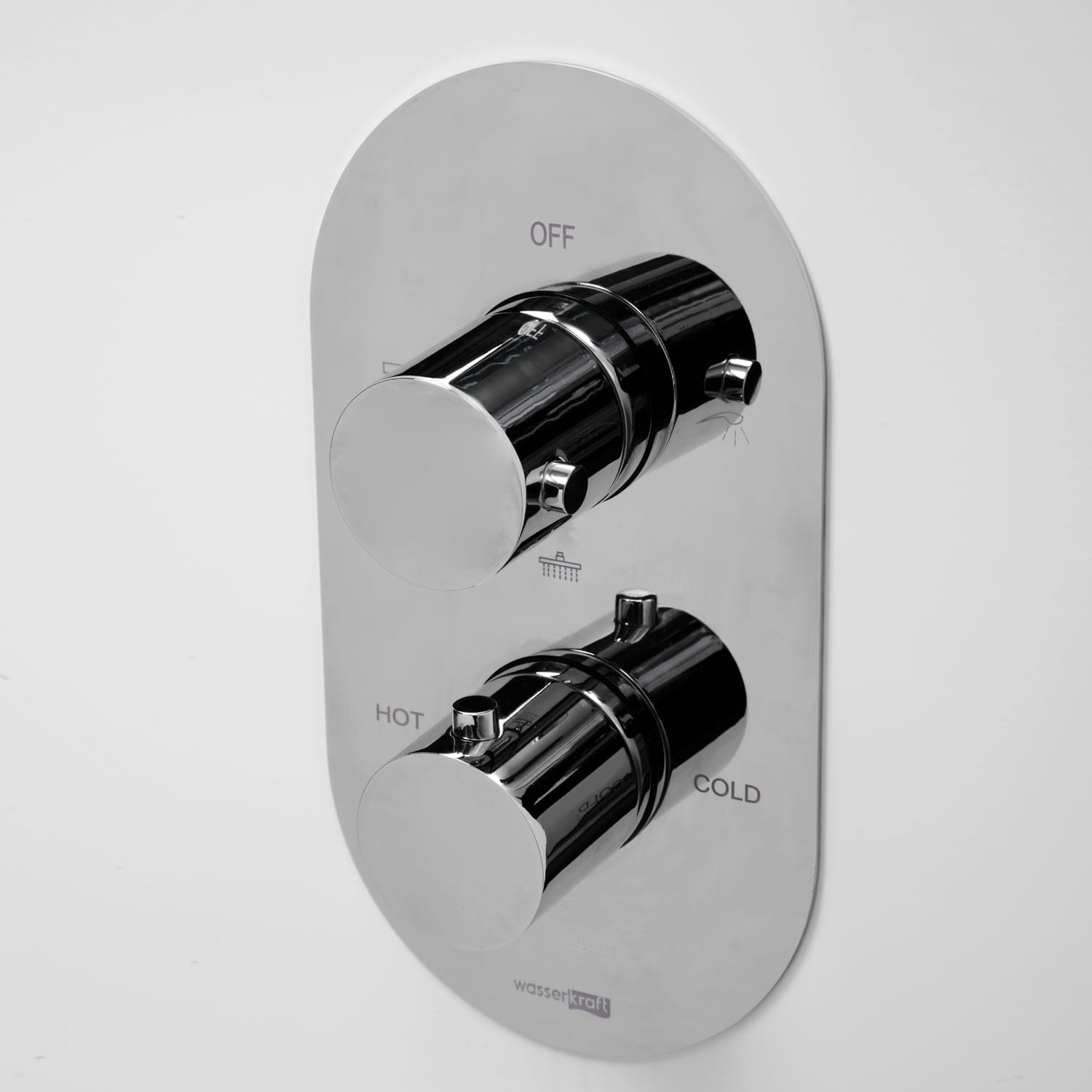 Смеситель для ванны и душа со встраиваемой системой монтажа WasserKraft Berkel 4844 Thermo