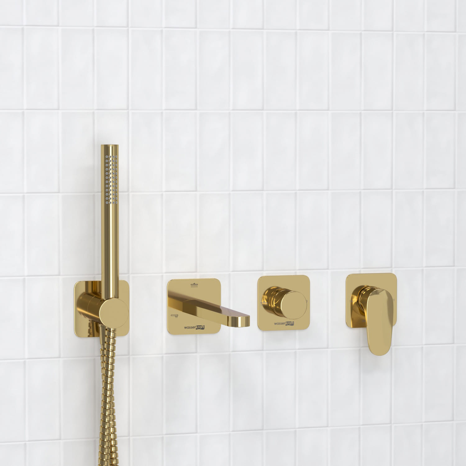 Настенный излив для ванны WasserKraft A279