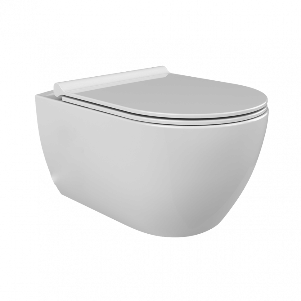 Унитаз подвесной CeraStyle City безободковый + сиденье с крышкой
