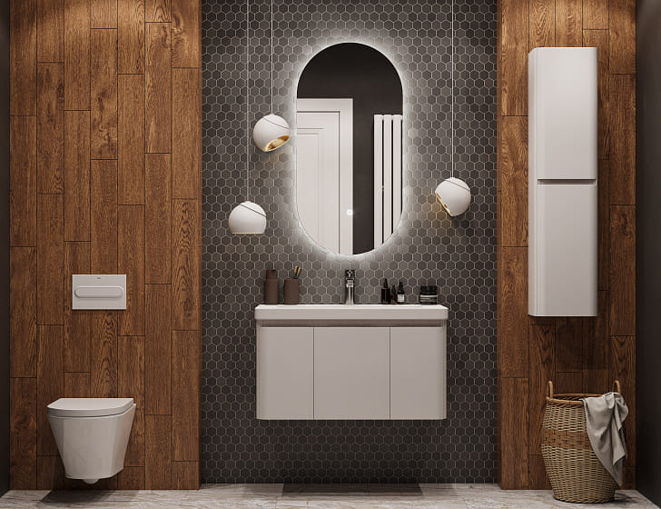 Зеркало с подсветкой Акватон Альто 100х50