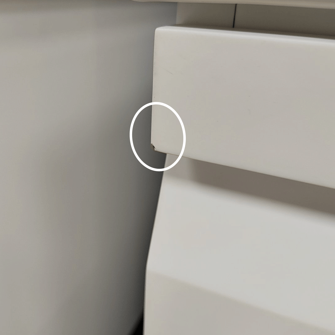 Тумба подвесная + умывальник Laparet ATLAS 80, белый матовый