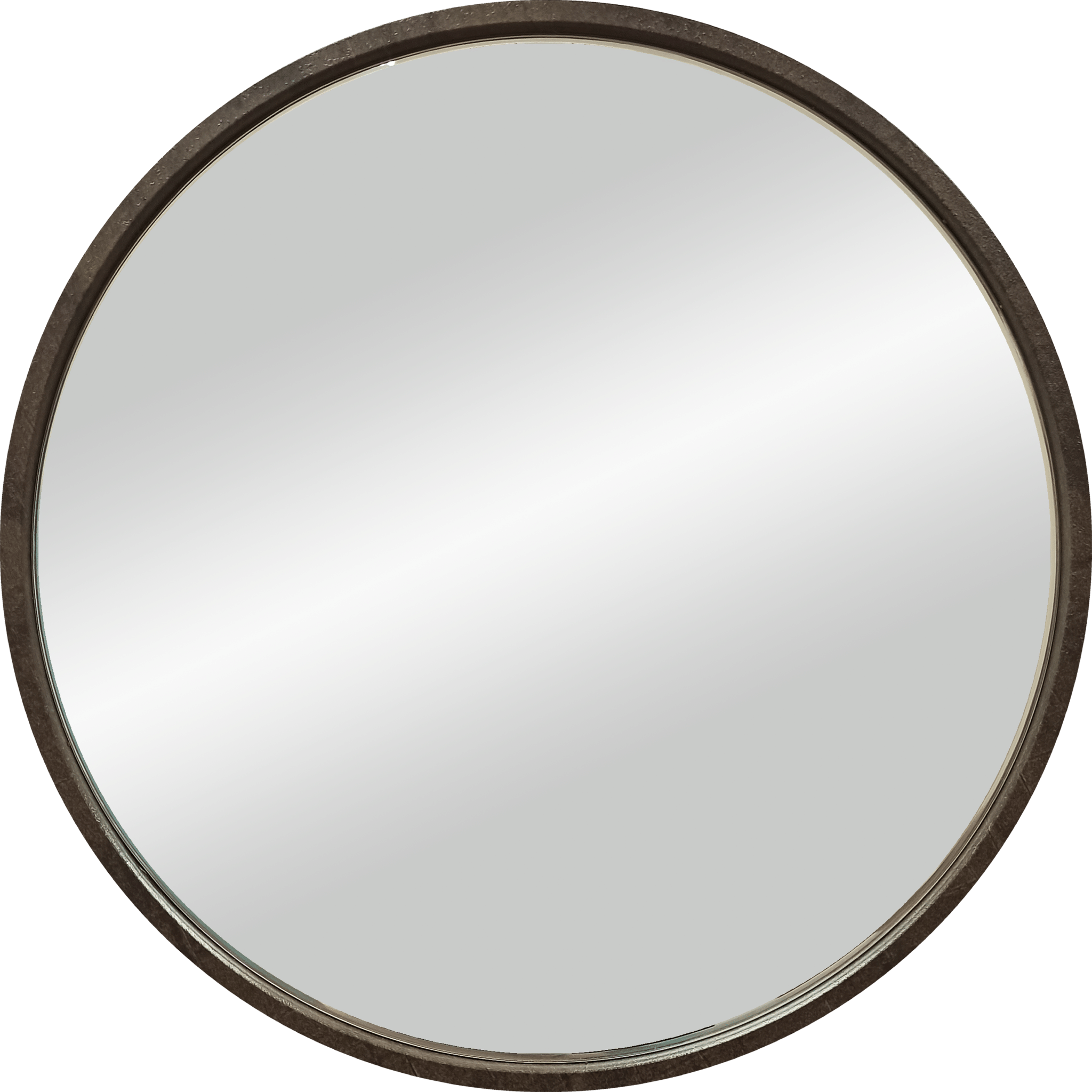 Зеркало Континент Мун коричневый D 700 в МДФ раме