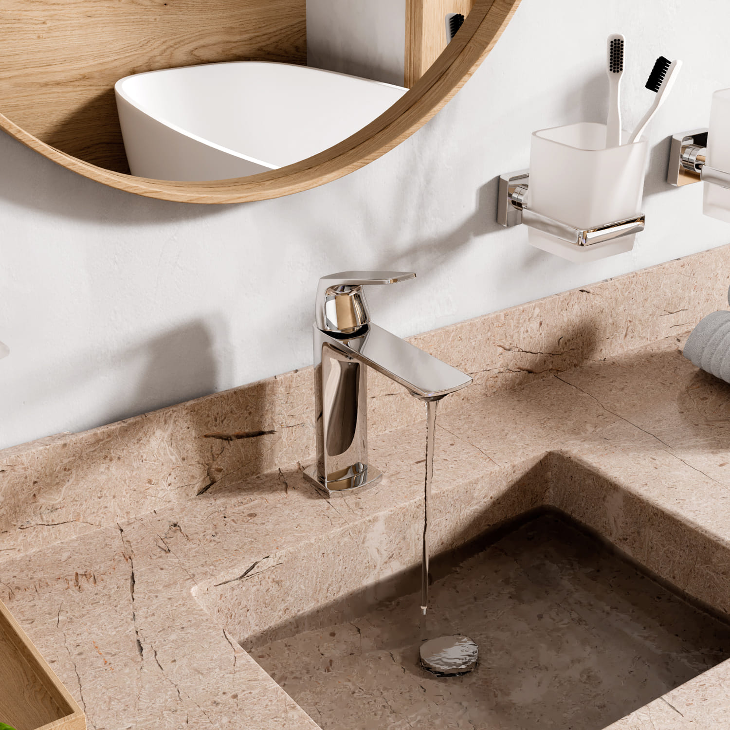 Смеситель для умывальника WasserKraft Neime 1903