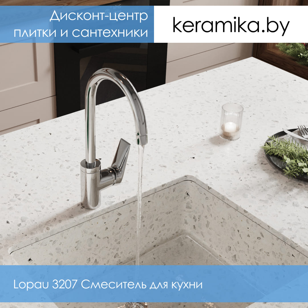 Смеситель для кухни WasserKraft Lopau 3207