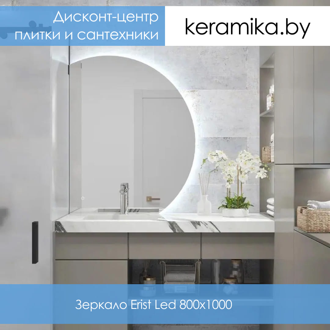 Зеркало Continent Erist Led 800x1000