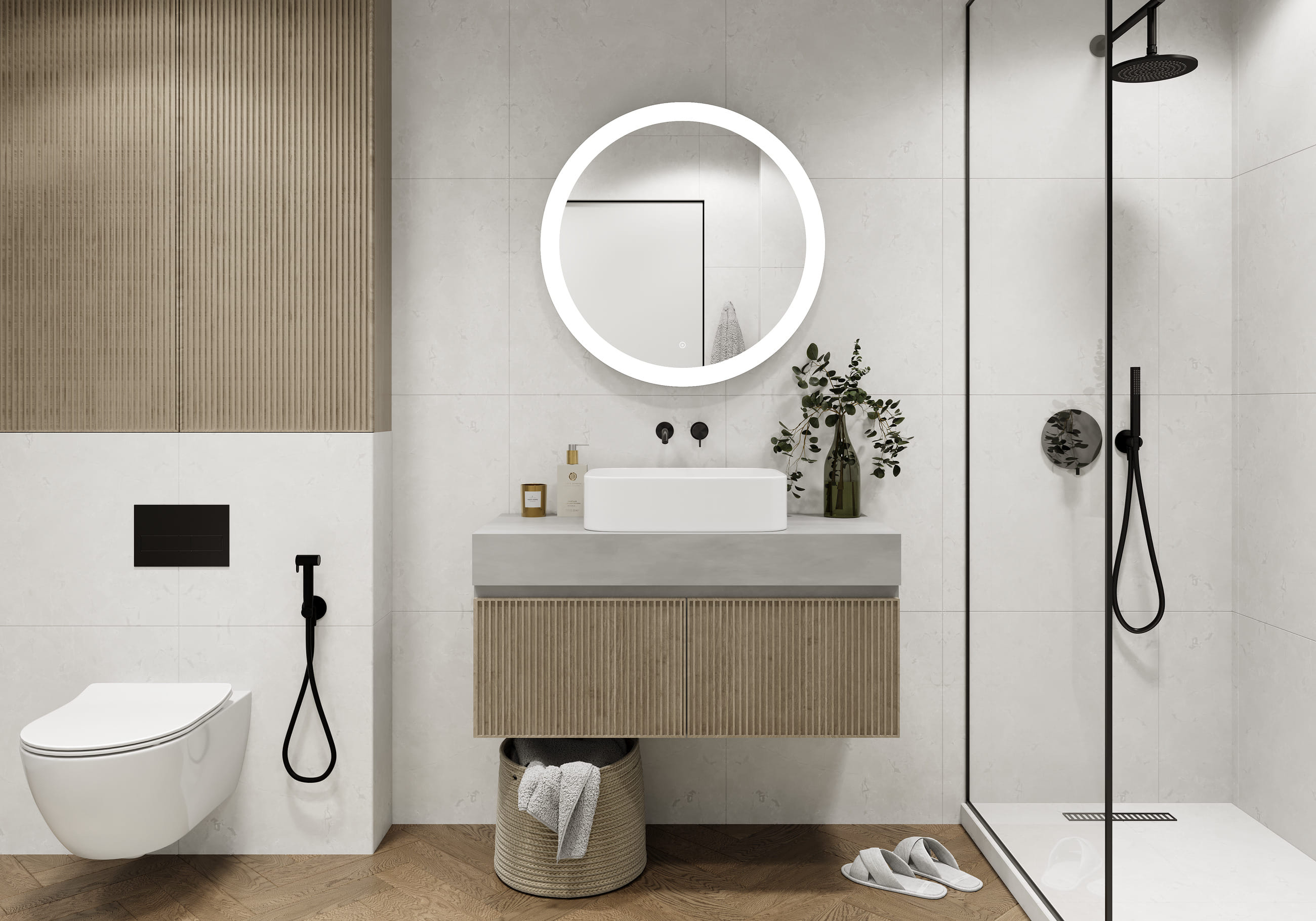 Зеркало с подсветкой Континент Rinaldi Led d 770