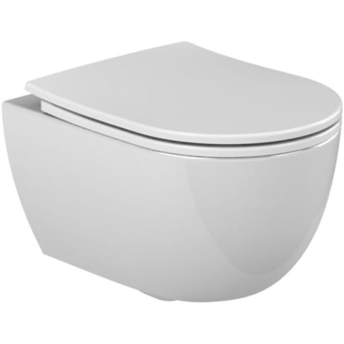 Унитаз подвесной CeraStyle Bella Vortex (Торнадо) + сиденье City Bella Slim