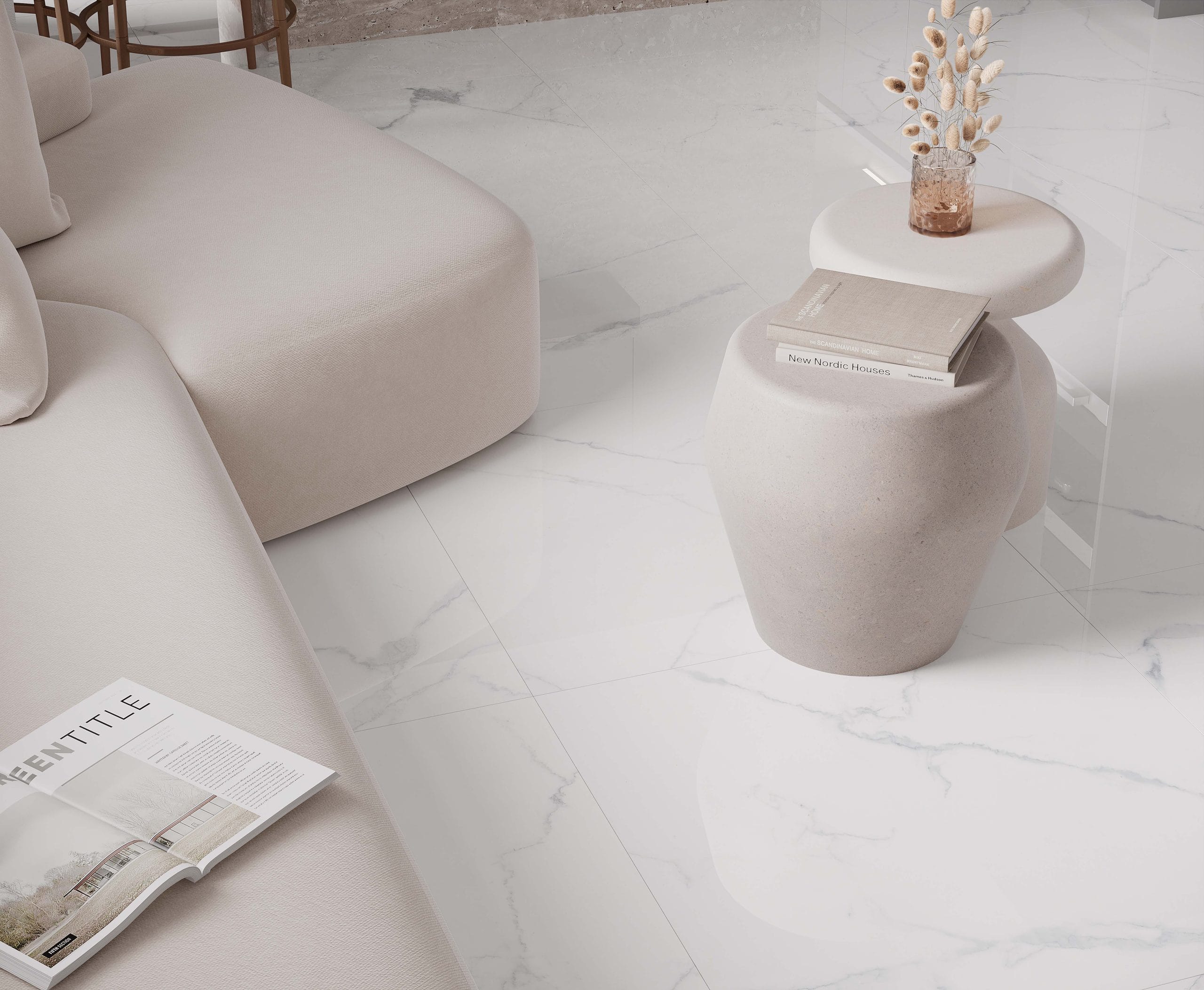 Керамический гранит Laparet 80x80 Statuario Cloud Polished