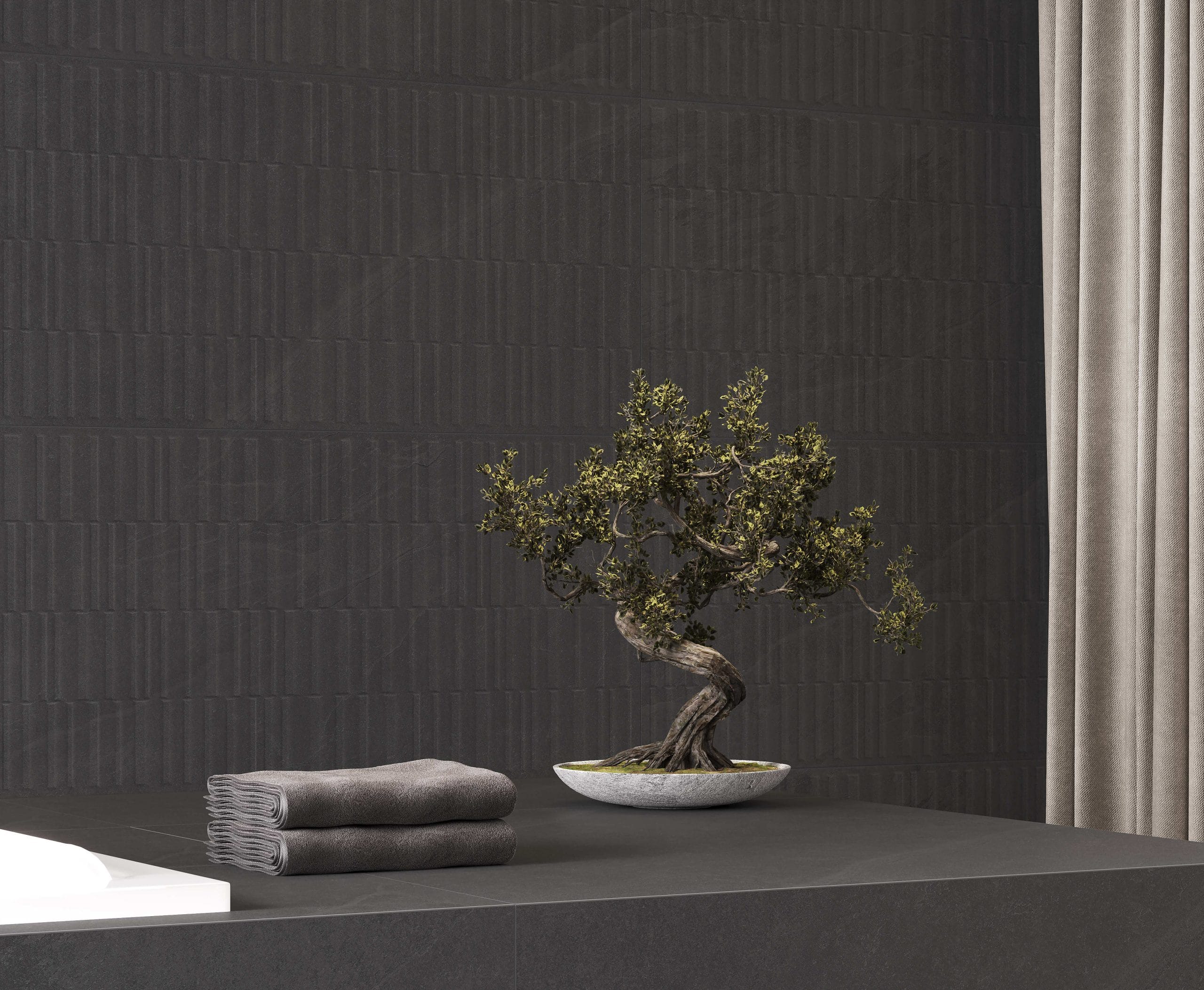 Керамический гранит Laparet 60х120 Badrock Shadow Deco Art PRO structure matt cava