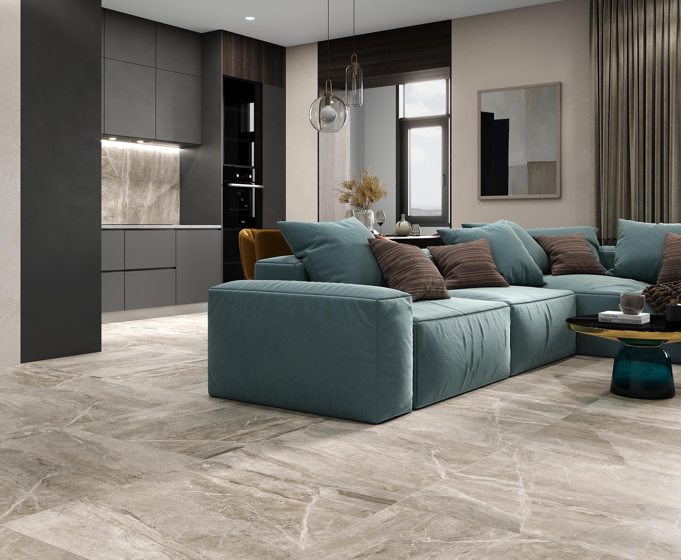 Керамический гранит Laparet 80х80 Mainstream Moca lopato