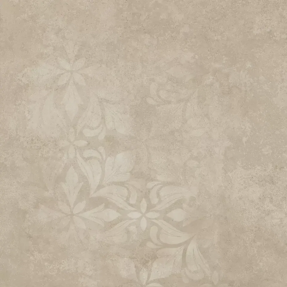 Керамический гранит Kerama Marazzi 40,2х40,2 Хадду бежевый декорированный мат
