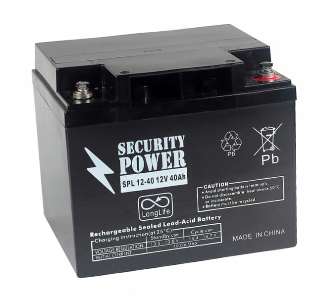 Аккумуляторная батарея Security Power SPL 12-40 12V/40Ah Security Power