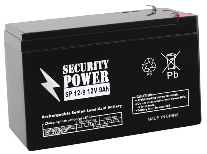Аккумуляторная батарея Security Power SP 12-9 F1 12V/9Ah Security Power
