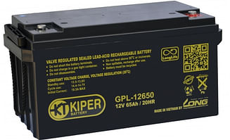 Аккумуляторная батарея Kiper GPL-12650 12V/65Ah Kiper