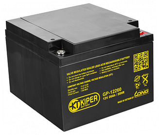 Аккумуляторная батарея Kiper GP-12260 12V/26Ah Kiper