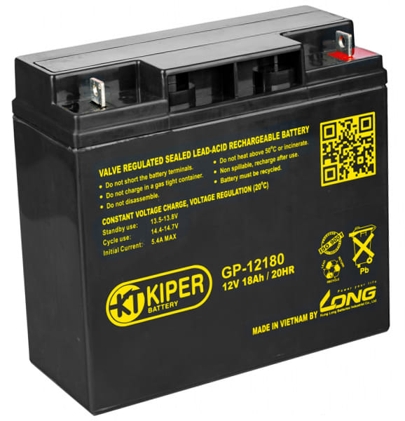 Аккумуляторная батарея Kiper GP-12180 12V/18Ah Kiper
