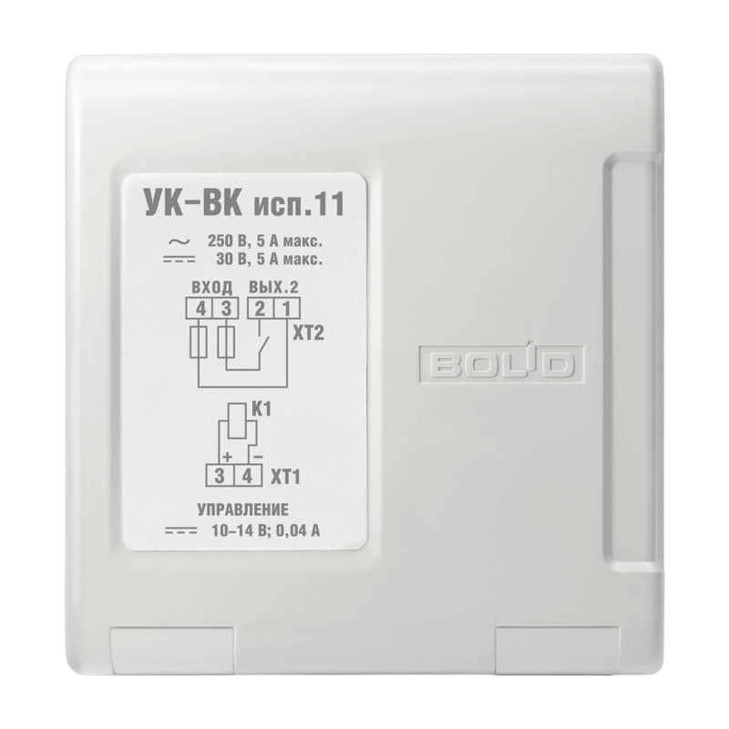 УК-ВК исп.11 Устройство коммутационное (один канал) 12 В, 40 мА. на замыкание Болид