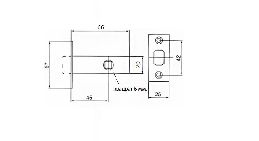 Замок дверной palidore установка